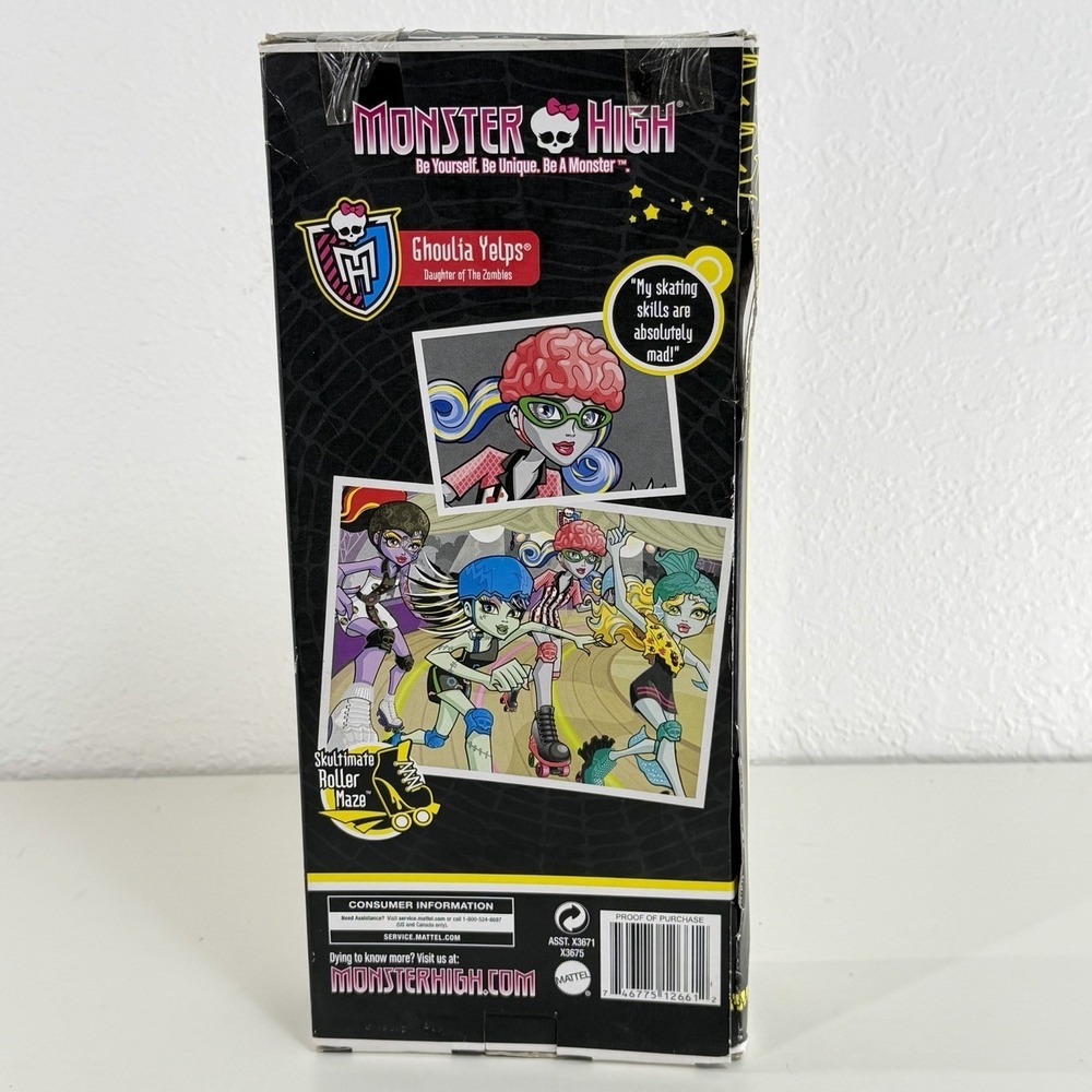 Monster High Skultimate Roller Maze Ghoulia Yelps Doll New Sealed - Picture 3 of 6